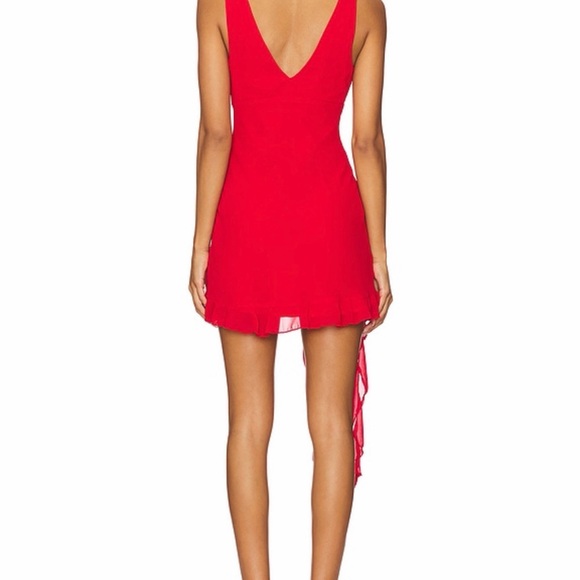 More to Come Elegant Red Dress by REVOLVE - Picture 2 of 4